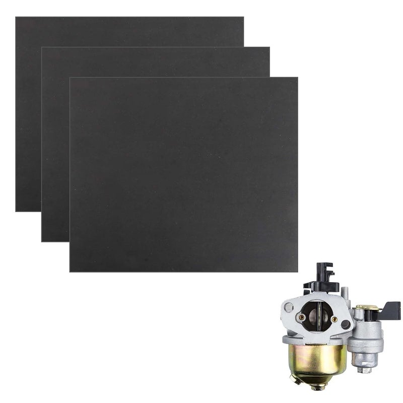 TNJPSEK Non-Asbestos Gasket Material Sheet Kit, 13.8" x 11.8" Exhaust Gasket Material Paper for Gasoline Diesel Oil Small Engine Lawn Mower Motorcycle Repair DIY Rebuild Sealing (3 Sheets 0.8mm) - Image 1